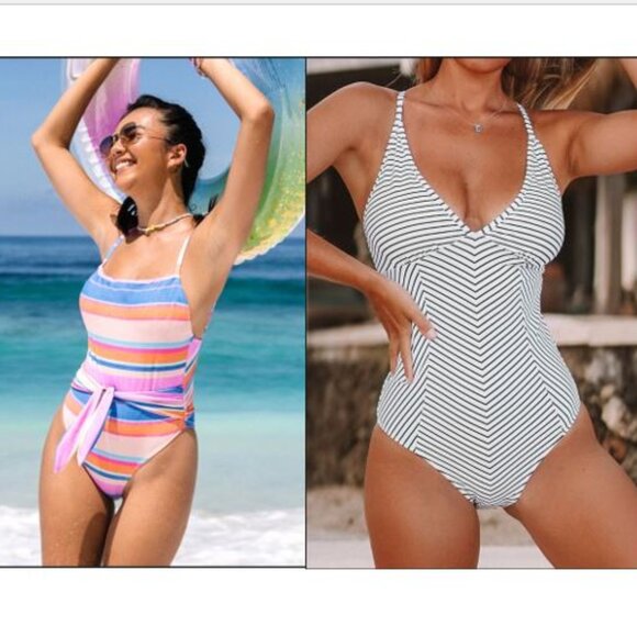 NWT - Cupshe  Bundle - 2 New Swimsuits - Picture 1 of 14
